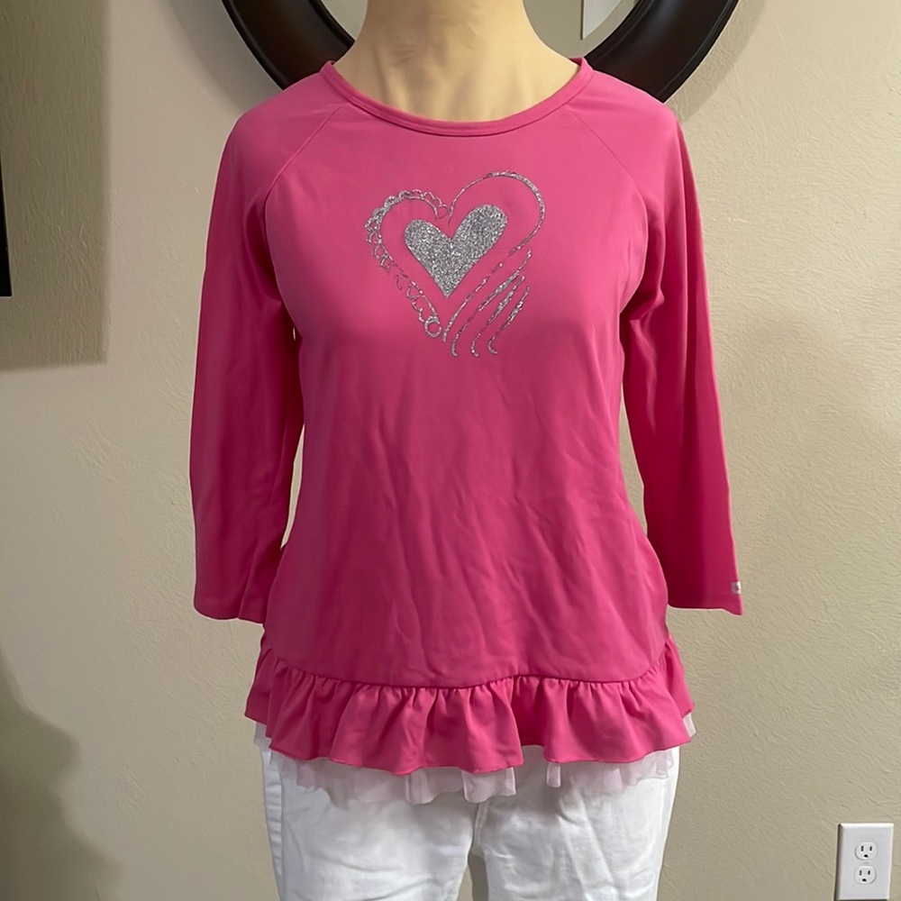 Pink “Lovely Leopard Pajama” PJ top for Girl!